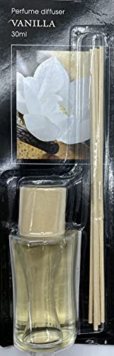 Duftöl 30 ml mit 6 Stäbchen, Raumöl, Raumduft, (Vanille)