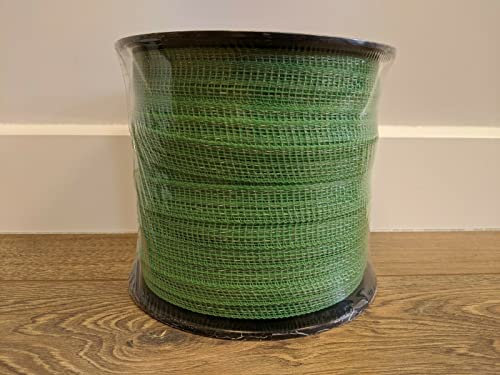 20mm 200 Metre Green Electric Fence Poly Tape - Fencing Horse Paddock - ECONOMY