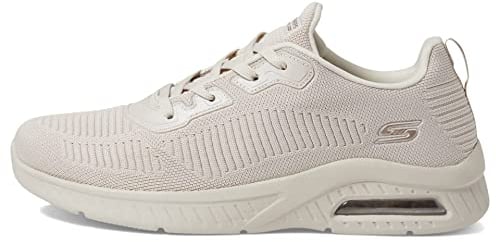 Skechers Squad Air, Zapatillas Mujer, Natural, 38.5 EU