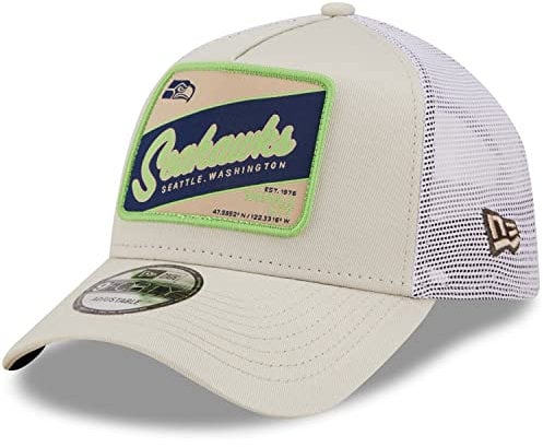 New Era A-Frame Trucker Cap - Seattle Seahawks Stone beige