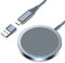 Mag-Safe Magnetische Ladegerät für iPhone 16 15 Pro Max Plus, Induktives Kabelloses Ladepad Kompatibel mit iPhone 14 13 12, Magnetic Wireless Charger Pad for Air-Pods 4 Pro 3