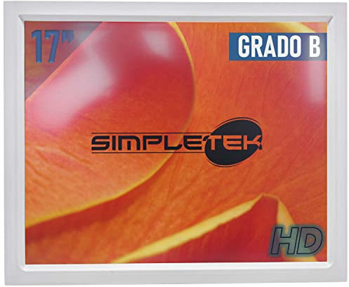 SIMPLETEK – Monitor de pantalla cuadrada de 17 pantalla táctil para ordenador, caja, Pos | USB AB, RS232, VGA, DVI (reacondicionado)