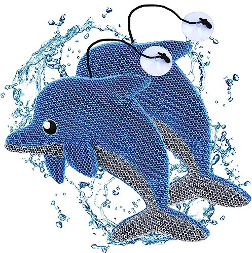 2 Stück Pool Schwamm Absorber, Absorber Schwamm Whirlpool Whirlpool Schaumabsorber Wiederverwendbarer Ölabsorbierender Schwamm für Whirlpool, Hot Tub Schaumstoff Reiniger für Spa Whirlpool, Delfin