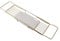 Stainless Steel Bathtub and Shower Caddy Tray with Extending Sides Gold White