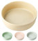 UBEE Ceramic Dog Bowl, 7 inch Dog Dish Dog Food Bowl, Pet Food Water Dish Feeding for Medium Small Dogs and Large Cat, Spotted Beige