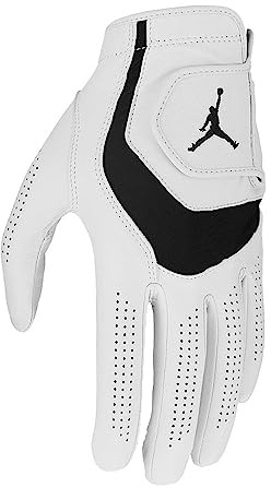 Nike Jordan Tour Golfhandschuh für Herren, Größe XL, Weiß/Weiß/Schwarz/Schwarz, LH (RH)