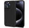 TIIXXA Silicone Case for iPhone 15 Pro Max Case,Soft Ultra Slim Protective Shockproof Liquid Silicone Phone Case, Anti-Scratch Microfiber Lining, 6.7 Black