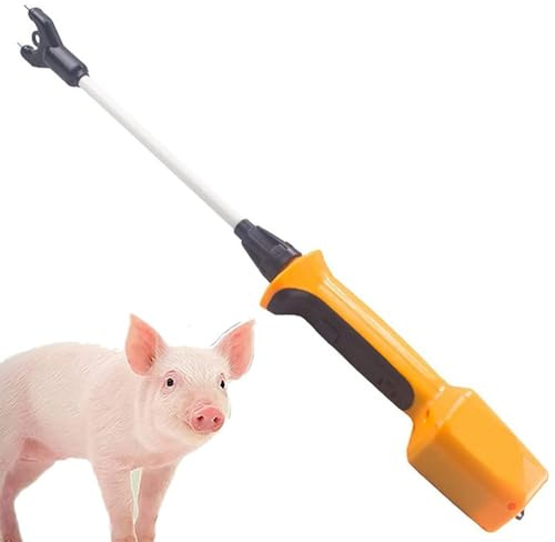 BLUEZY Viehtreiber Elektro, Elektroschocker Viehtreiber Wiederaufladbare Hot Shock Prodder Abnehmbarer Viehantrieb Elektroschocker für Das Farmmanagement 108cm