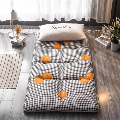 Boden-Futon-Matratze, Faltbare Rollmatratze, Thai-Massagebett-Matratzen, Tatami-Bodenmatte, Schlafmatratze for den Boden (Color : B, Size : Single(90x200cm))