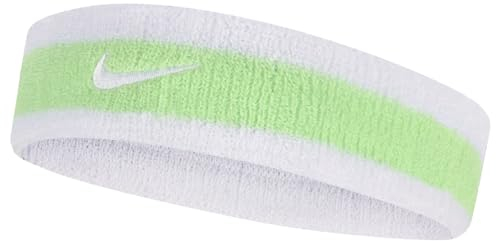 Nike Swoosh Headbands 117 White/Vapor Green/White - -