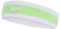 Nike Swoosh Headbands 117 White/Vapor Green/White - -