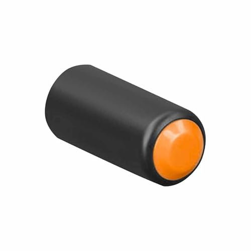 Mic Battery Cover Mic Battery Screw on Caps Wireless Microphone Battery Cover Cap Cup Accessories for Shure PGX2/SLX2/PG58/SM58/BETA58 (Orange)