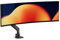 Alberenz® Einzel Monitor Halterung, Verstellbarer Monitorarm für 17-57 Monitore, ideal für Ultrawide Displays (auch Curved), ergonomisches Design, höhenverstellbar und neigbar, Farbe Schwarz