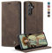 owlhold Handyhülle für Samsung Galaxy A55 hülle Galaxy A55 klapphülle Premium PU Lederhülle Faltbare Handytasche Schutzhülle Kartenfach Standfunktion hülle Samsung Galaxy A55 5G - Kaffee
