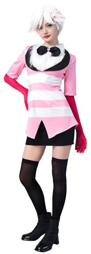 OSIAS Disfraz de Cosplay de Angel Dust de Hazbin Hotel