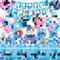 Partygeschirr Geburtstagsdeko, 99 Stück Birthday Decorations Party Deko Geburtstag Cake Topper Deko Teller Pappteller Kindergeburtstag Luftballons Tischdecke Geburtstag für 10 Personen