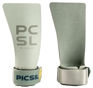 PICSIL Heron Hand Grips – Handschutz aus Aramidfasern, ohne Magnesium, für WOD, Cross‑Training, Calisthenics, Fitness, inkl. Etui & Bandagen (Fern, G)