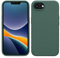 kwmobile Case Compatible with Apple iPhone 16e Case - TPU Silicone Phone Cover with Soft Finish - Forest Green