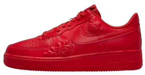 NIKE Herren AIR Force 1 '07 Sneaker, University Red University Red, 40.5 EU
