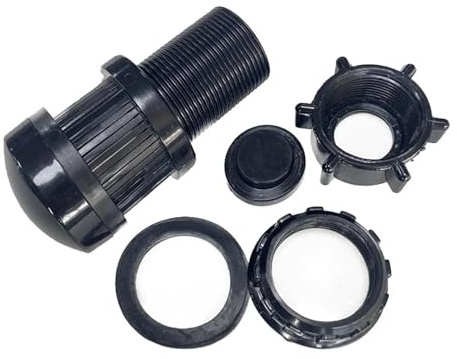 QIUYMGFG Poolreinigungsset Poolzubehör Sandfilter-Ablassschraube, Montage, 1,5 Zoll, Ablassventil, Wasserablauf-Set, Teile für Pool-Sandfilterpumpen