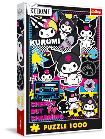Trefl - Kuromi, In der Welt von Kuromi - Puzzle 1000 Teile - Puzzle mit Zeichentrickfilmfiguren, für Erwachsene und Kinder ab 14 Jahren