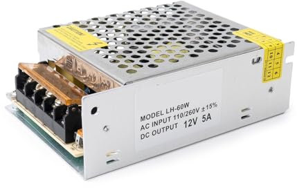 ZKLGS Schaltnetzteil, Schaltnetzteil Lichttransformator AC zu DC 5V 12V 24V Konverter Quelladapter for LED-Streifen(30A 360W)