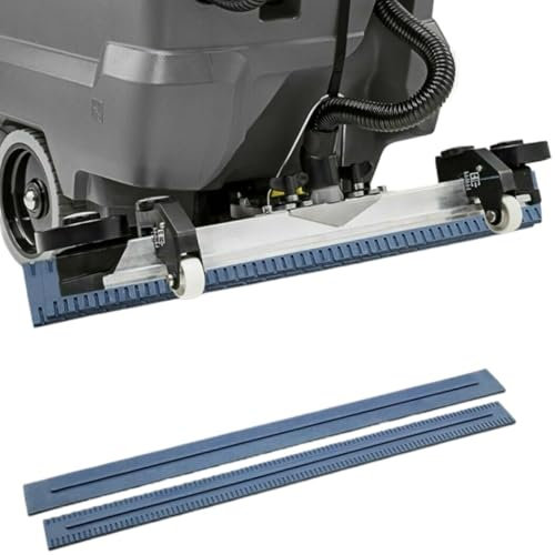 Lama in gomma for tergipavimento, parti for lavapavimenti, strisce assorbenti che trattengono l'acqua, compatibili con Karcher BD50/50 BD50/70 (2 pezzi)