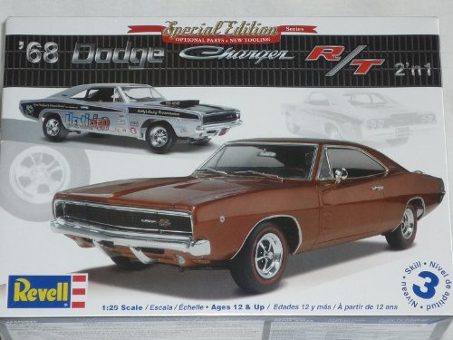 Dodge Charger R/t 1968 2 in 1 85-4202 Bausatz Kit 1/24 1/24 Revell Usa Modellauto Modell Auto