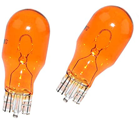 2x Jurmann WY16W 12V Orange Halogen Birne für Blinker vorne, hinten, Seitenblinker, Bremslicht, Hecklicht, Rückfahrlicht - E-geprüft