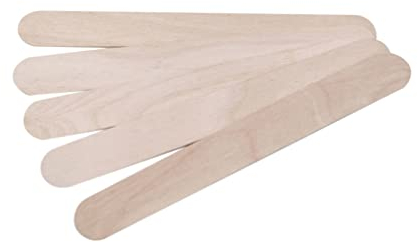 Frcolor Holzspatel zum Warmwachs Auftragen Haarentfernung Sticks Holz 100 pcs