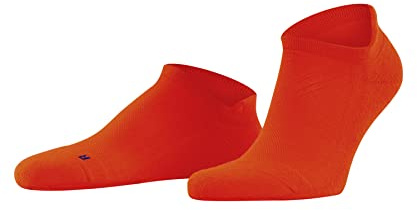 FALKE Unisex Cool Kick Sneaker Socks, Breathable, Cooling Effect, Polyester, Ankle Length, Everyday Colorful Sock, Orange (Flash Orange 8034), 12.5-13.5, 1 Pair
