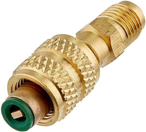 R410A Adapter Mini Split Rohrlos Service Port 5/16 SAE Buchse auf 1/4 SAE Stecker