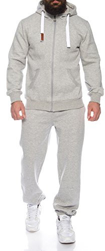 Finchman Finchsuit 1 - Tuta da jogging da uomo FMJS135 grigio XL