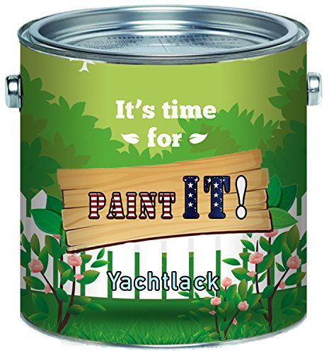 Paint IT! Bootslack hochwertiger Yachtlack für Holz und Metall Bootsfarbe Yachtfarbe Schiffslackierung Parkett-Lack (5 L, Anderer RAL-Farbton (Bitte RAL Wert senden))