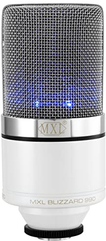 MXL Vocal Condenser Microphone, XLR (MXLOS1BW)