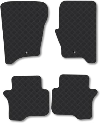 Land Rover Discovery (2014-2017) 3mm Rubber Car Mats | Tailored Fit Durable Floor Mats Full Coverage Protection Waterproof Accessories Easy Clean Anti Slip Made in the UK