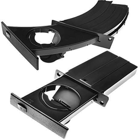Frankberg 2x Getränkehalter Cupholder Links Rechts Schwarz für 5er E60 5er Touring E61 2001-2010 9 125 622