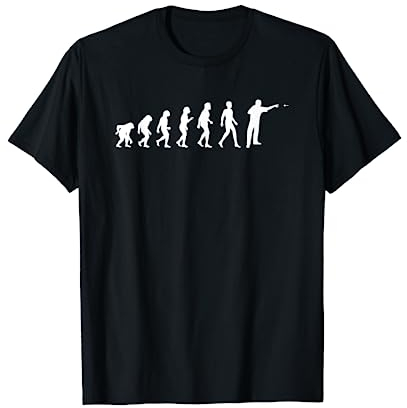 Darts player evolution darts player T-Shirt