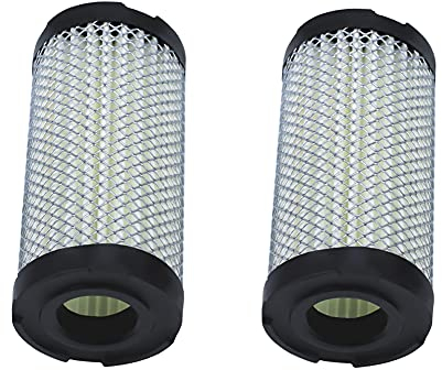 SOLLON 2PCS Filtro Aria per tosaerba Tecumseh Spectra,Centura Sabo,Wolf 23410051,Tecumseh 2341,0051,35066 Craftsman Lesco Partner ECV100,ECV120,LEV90, LEV100,LEV115