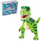 Larcele 1457 Stücke Mikro Bausteine Spielzeug Kit, Mini Dinosaurier Bricks Bauen Bauklötze Satz KLJM-06 Mehrweg (Velociraptor)