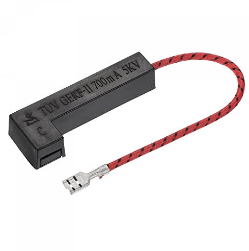 sourcing map Microondas Alto Voltaje Fusible 5KV 0.7A Reemplazo para Microondas Hornos Reparación Partes