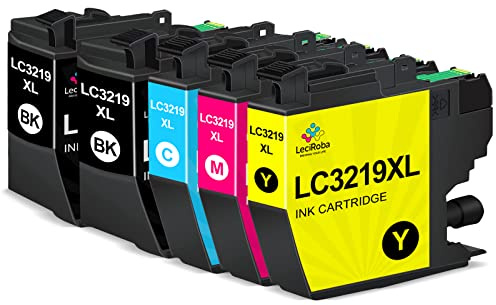 LeciRoba LC3219XL for lc3219xl ink cartridges brother multipack and brother lc3217 ink cartridges for Brother MFC-J5330DW MFC-J6530DW MFC-J6930DW MFC-J5335DW MFC-J5730DW MFC-J6935DW Printers (5-PACK)