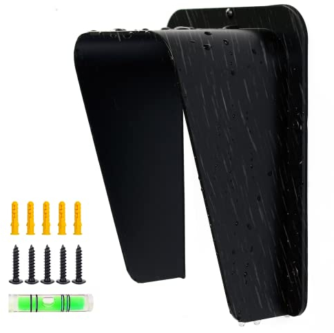 Waterproof ABS Rain Cover for Doorbell, Keypad Rain Cover, Doorbell Protector Cover for Wireless Doorbell, Ring Chime, Video Doorbell, Door Lock