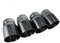Auspuffblende 1 Stück 70 Mm Einlass Titanschwarz Auto Auspuff Endrohrsysteme Schalldämpfer Rohrabdeckung Für BMW F87 F80 F82 F83 M2 M3 M4 Auspuff Endrohr (Farbe : Schwarz)