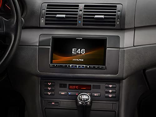 Alpine iLX-705E46 | 7-Zoll Premium Digital Media Station für 3er BMW E46 mit DAB+ Digital Radio, Apple CarPlay und Android Auto Unterstützung