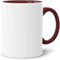 Acen Merchandise Lot de 1728 tasses à sublimation sans impression - En céramique de qualité supérieure - Avec encre - Maroon