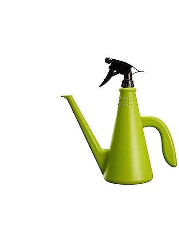 Annaffiatoio Annaffiatoio multifunzionale da 1 litro, irrigatore da giardino for piante d'appartamento in vaso for interni ed esterni, piante pensili Annaffiatoio da Giardino (Color : Green)