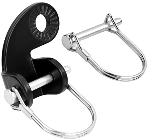 Rundago Fahrradanhänger Kupplung, Abgewinkelt Ersatzstecker, Fahrrad Anhänger Kupplung, Fahrrad Anhänger Haken für Kinderwagen/Kinder Fahrrad/Haustierwagen