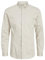 JACK & JONES Chemise pour Homme, Coupe ajustée, Moonbeam/Fit : Super Slim, L