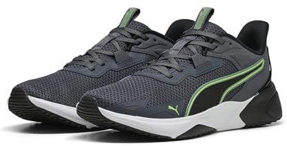PUMA Unisex Disperse XT 4 Crosstrainer, Galactic Gray-Green Glare-Green Moon, 47 EU
